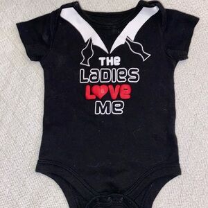 Black Baby Onesie - The Ladies Love Me